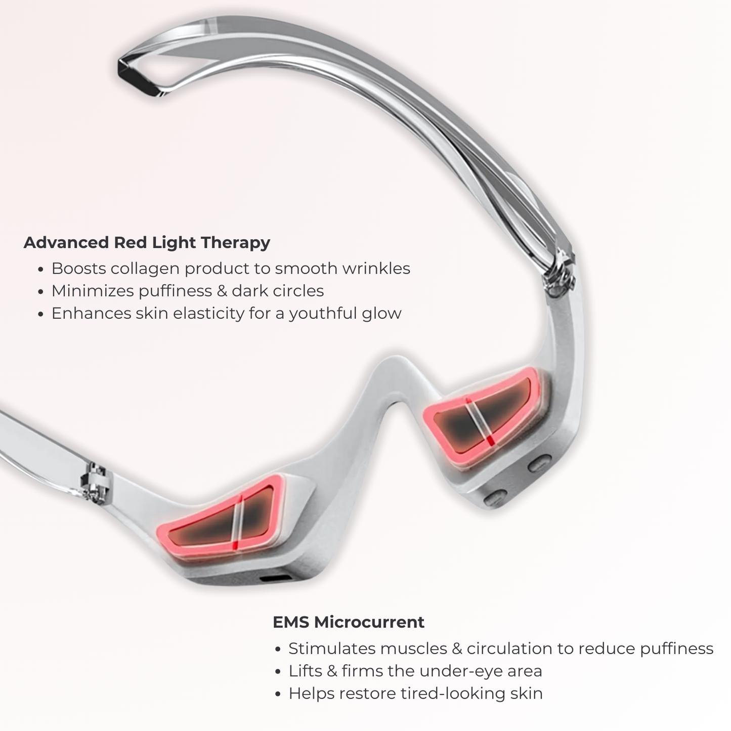 Lux Cove Red Light Under-Eye Glasses